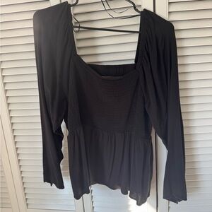 Elegant Black Women's Top